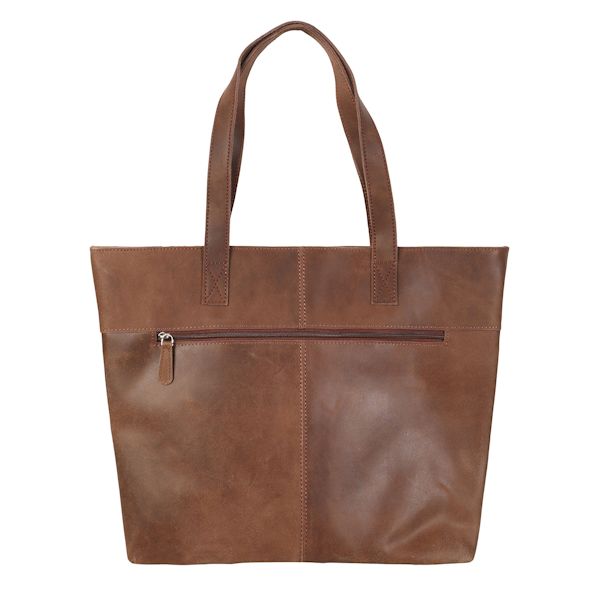 Product image for Boho Leather Tote Bag for Women
