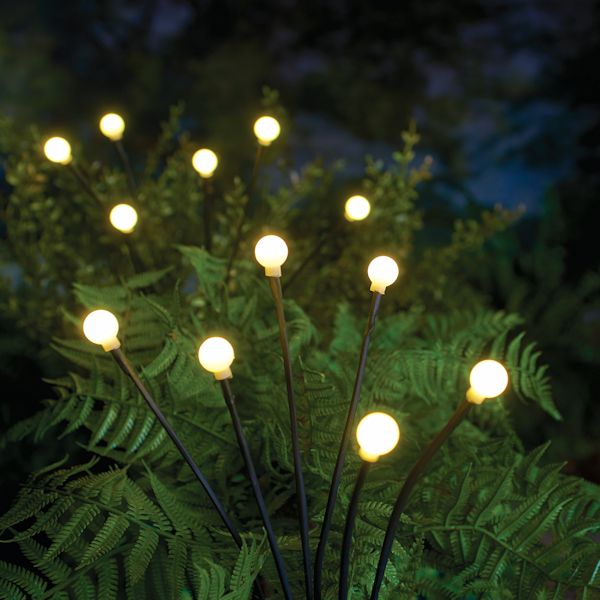 Product image for LED Solar Garden Firefly Lights - Set of 2