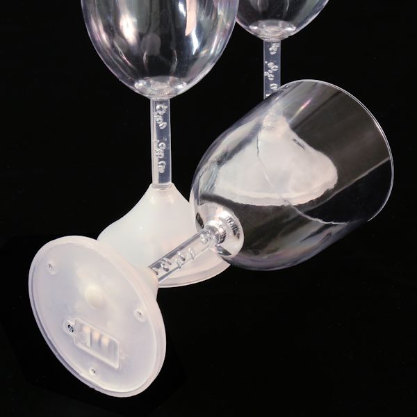 Product image for Set Of 6 Led Wine Glasses