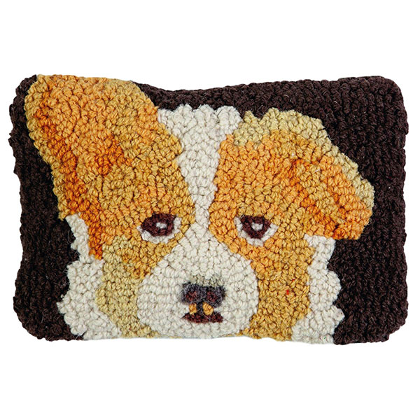 Product image for Hand Hooked Dog Pillow