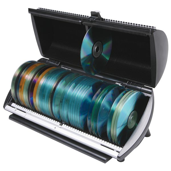 Product image for Discgear 100 CD or DVD Media Storage Disc Selector and Organizer