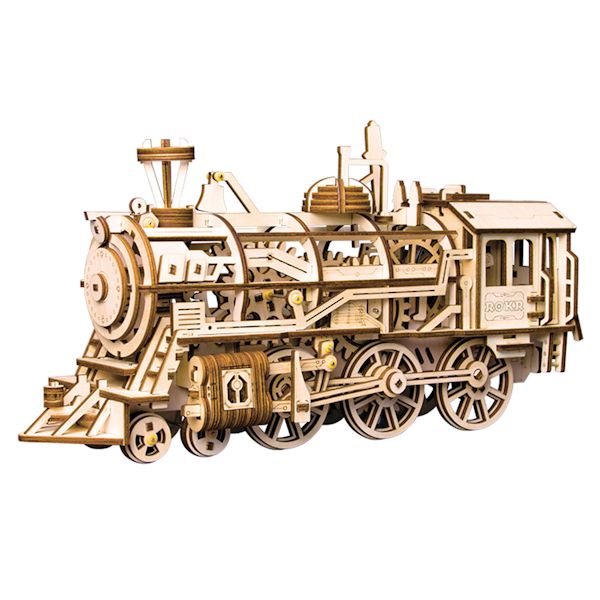 Product image for Build-Your-Own Mechanical Locomotive Puzzle Kit