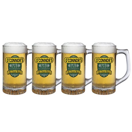 Personalized "Your Name" We Cheer Beer Mugs