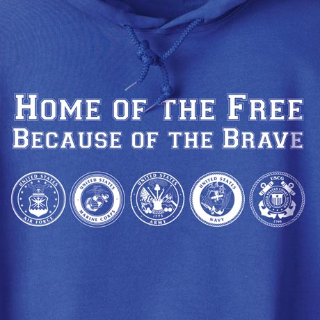 'Home Of The Free Because Of The Brave' Shirts