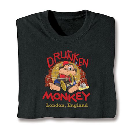 The Drunken Monkey - London, England Shirts
