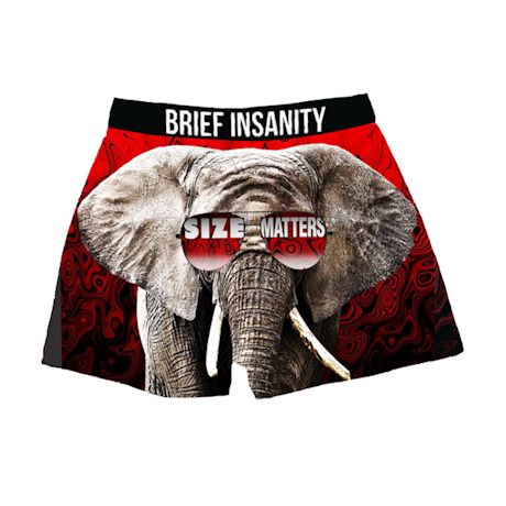 Comical Boxers - Size Matters - Elephant