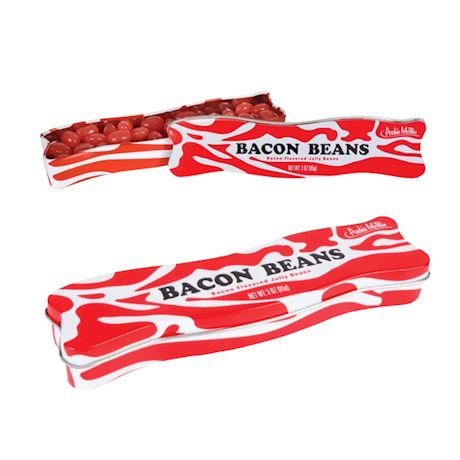 Bacon Jellybeans Food Candy - set of 2