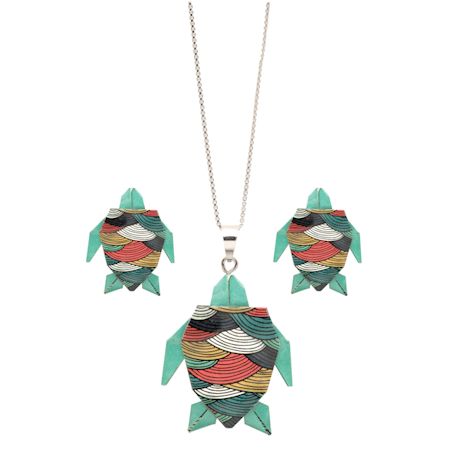 Sea Turtle Paper Jewelry