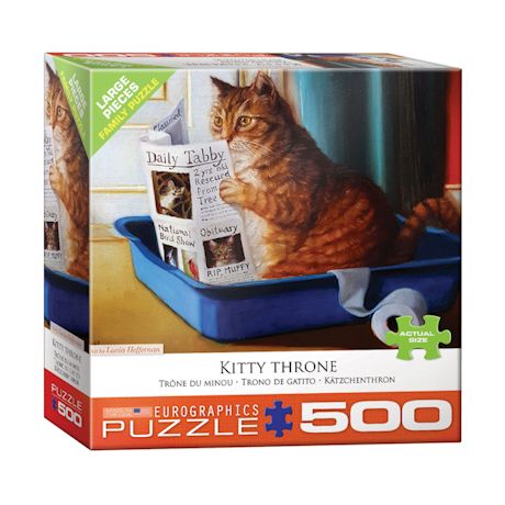 Kitty Throne 500-Piece Puzzle