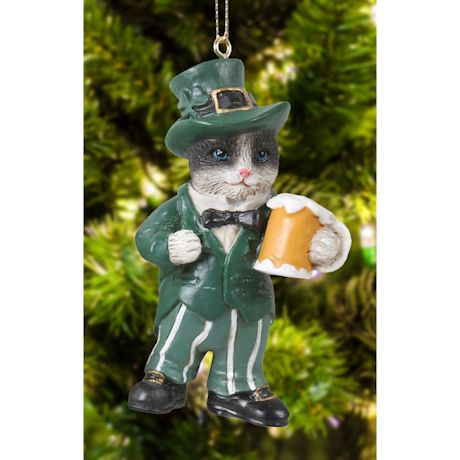 International Cat Ornaments - Irish