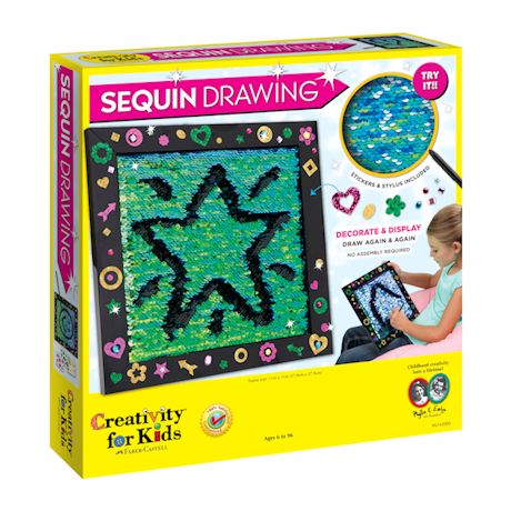 Sequin Drawing Board Game