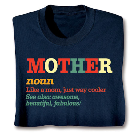 Family Noun Shirts - Mother
