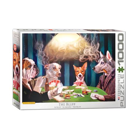 Poker Dogs 1000 Piece Puzzle