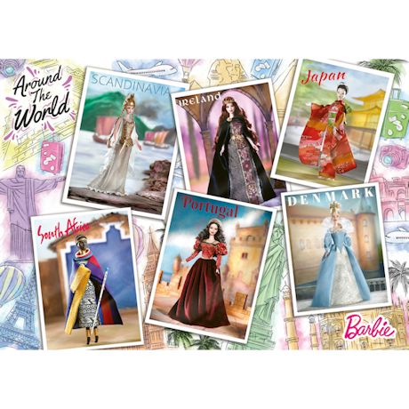Barbie Around The World 1000-Piece Puzzle