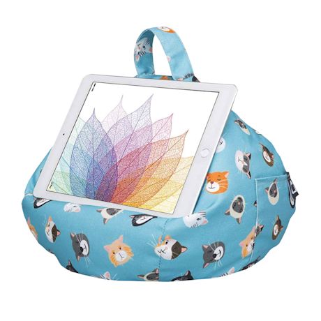 Multicolored Cat Tablet/Phone Cushion