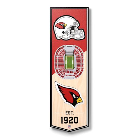 Product image for 3-D NFL Stadium Banner-Arizona Cardinals