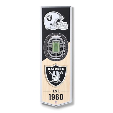 3-D NFL Stadium Banner-Las Vegas Raiders