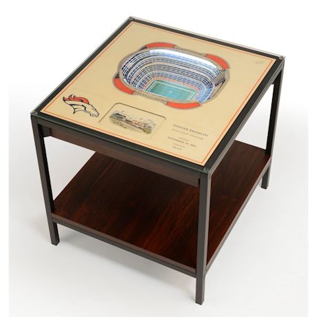 Product image for 3-D Led-Lit Stadium End Table