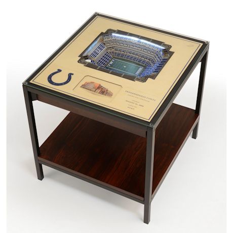 Product image for 3-D Led-Lit Stadium End Table