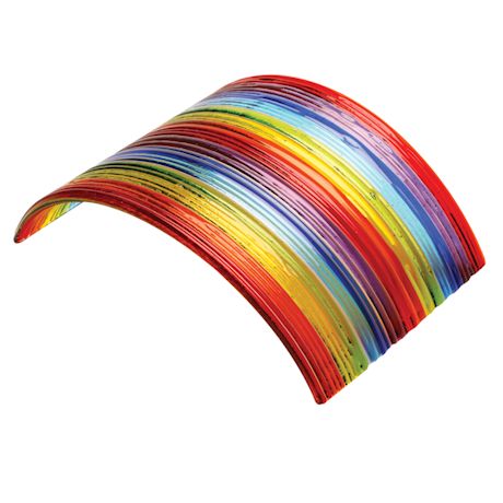 Rainbow Fused-Glass Décor