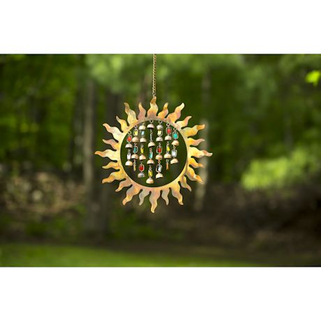 Sun With Dangles Wind Chime