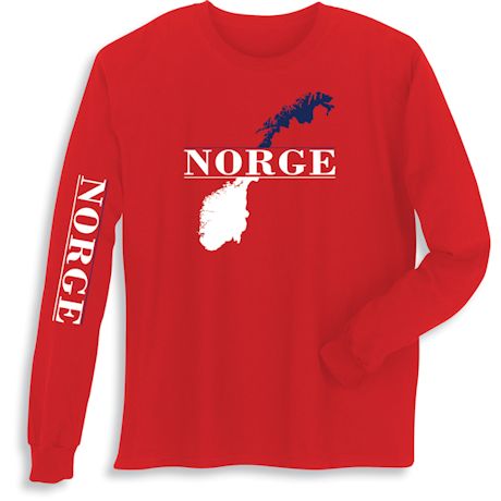 Wear Your Norge Heritage T-Shirt or Sweatshirt
