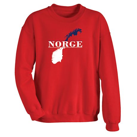 Product image for Wear Your Norge Heritage T-Shirt or Sweatshirt