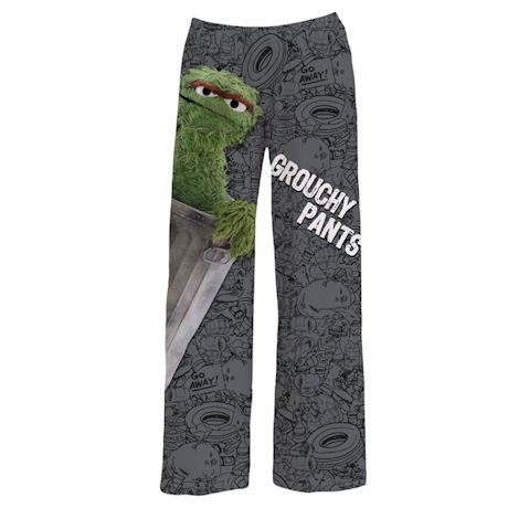 Product image for Sesame Street, Oscar The Grouch, Grouchy Pants Lounge Pants