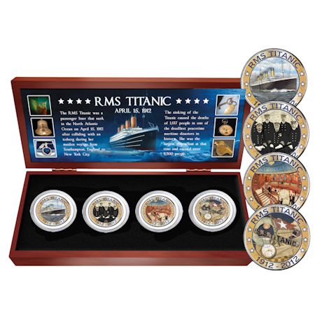 Titanic Colorized Coin Box Set