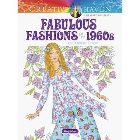 1960s Fabulous Fashions Coloring Books With Pencil Set