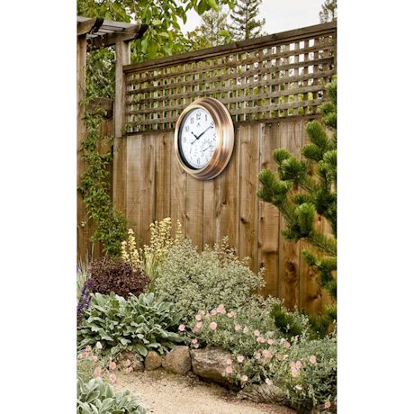 Copper Outdoor Clock