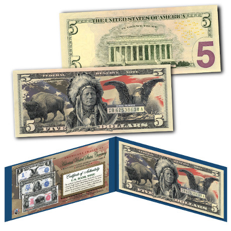 Americana Historical $5 Bills