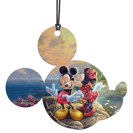 Mickey And Minnie Sweetheart Cove Artwork Ornaments
