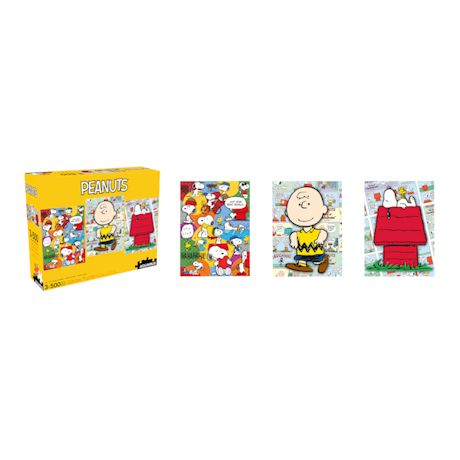 Peanuts 500 Piece Puzzles 3-Pack