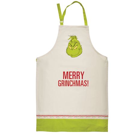 Product image for Grinch Merry Christmas Apron