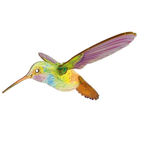 Rainbow Hummingbird Punch-Out DIY