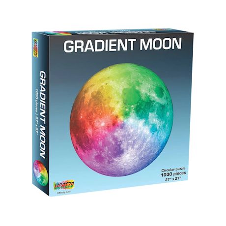 Gradient Moon Circular 1000 Piece Puzzle
