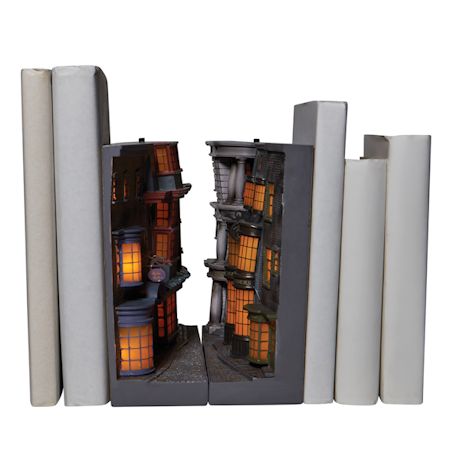 Harry Potter Light-Up Diagon Alley Bookends