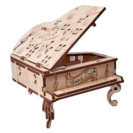 Musical Grand Piano Wooden Puzzle
