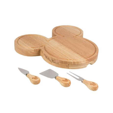 Product image for Mickey Mouse Shaped Cheeseboard With Tools