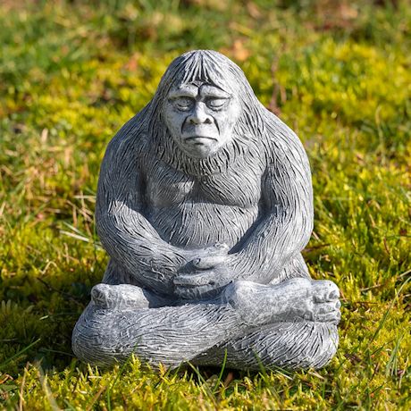 Zen Bigfoot Garden Sculpture