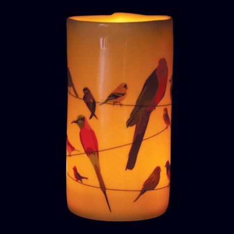 Birds On A Wire Heat-Changing Tealight Holder