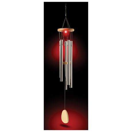 Solar Color Changing Wind Chime