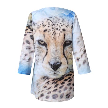 Product image for Wildlife Sublimated Top - Cheetah