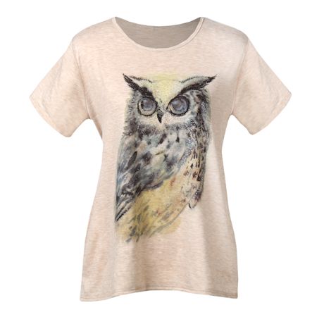 Embellished Owl Tee