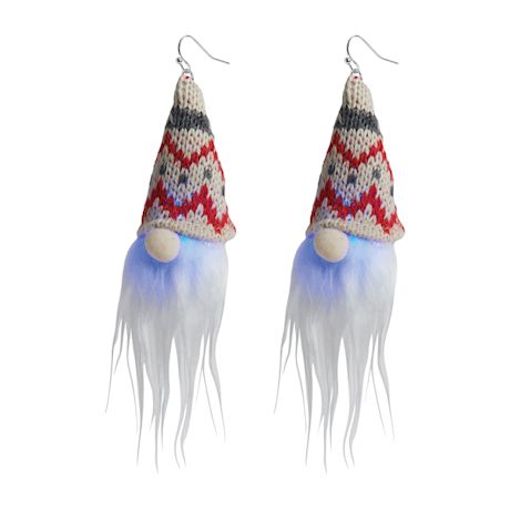Light-Up Gnome Earrings