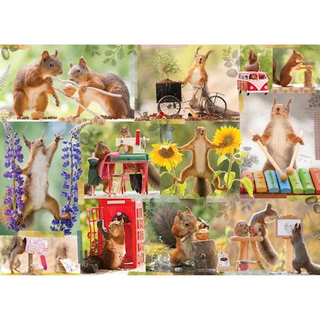 Getting' Squirrely 1000 Piece Puzzle