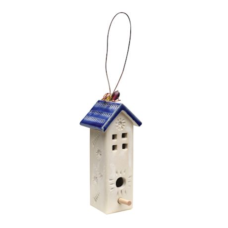Mini Hanging Birdhouse Ornament