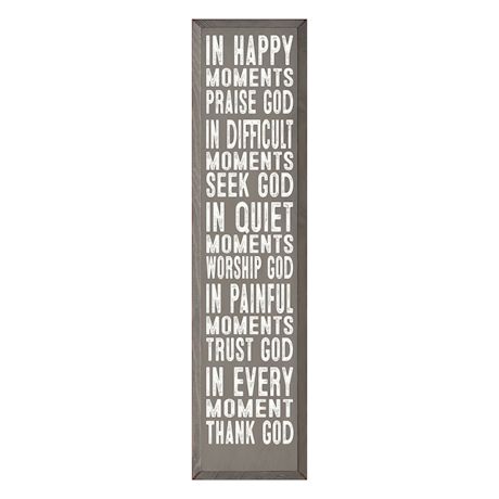 In Happy Moments God Sign