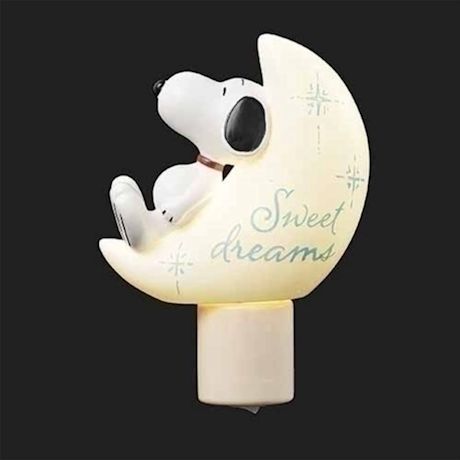 Snoopy Moon Sweet Dreams Nightlight
